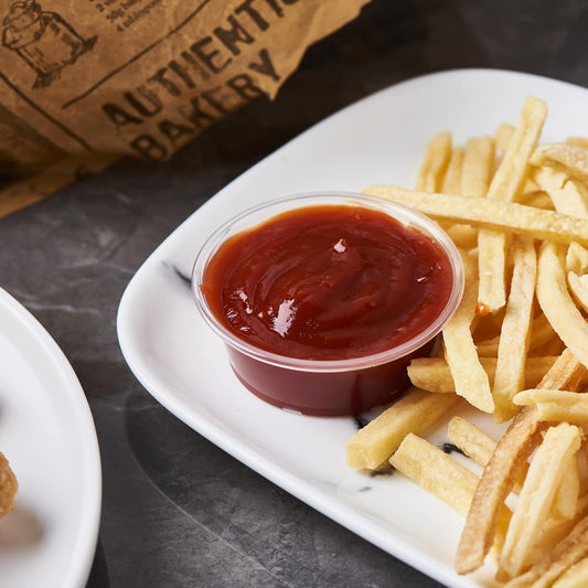 Watson Distributing 1 Oz Portion Cup with Lids Clear 2500/Case