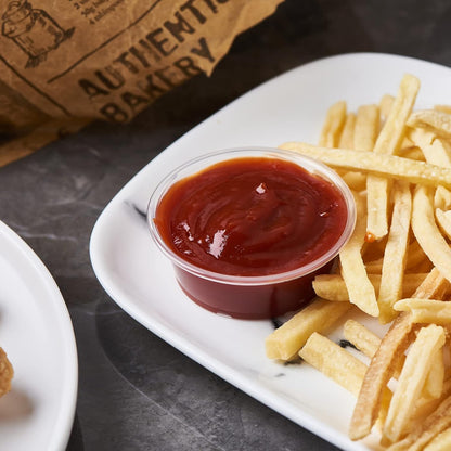 Watson Distributing 2 Oz Portion Cup with Lids Clear 2500/Case