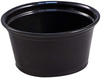 Watson Distributing 2 Oz Portion Cup Black Pp 2500/Case