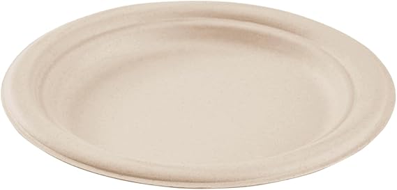 Watson Distributing 7" Disposable Plate Round Bagasse 1000/Case
