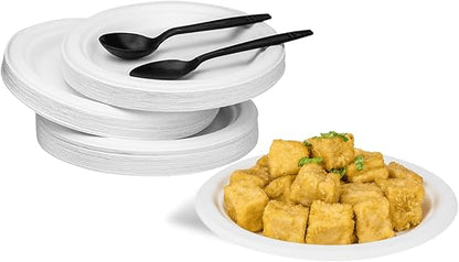 Watson Distributing 7" Disposable Plate Round Bagasse 1000/Case