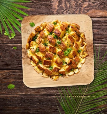 Watson Distributing 8" Palm Leaf Square Plates 50/Pack 100/Case