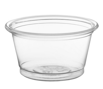 Watson Distributing 0.75-1 Oz Portion Cup Lid Clear Plastic 2500/Case
