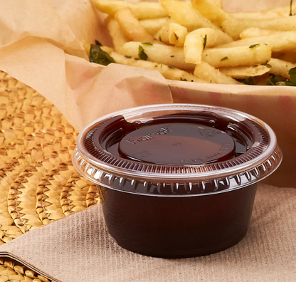 Watson Distributing 3.25-5 Oz Portion Cup Lid Clear 2500/Case