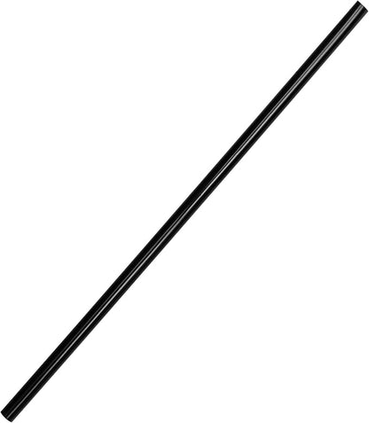 Watson Distributing 7-3/4" Paper Straw Jumbo Paper-Wrapped Black 2000/Case