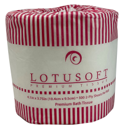 Lotusoft 2-Ply Bath Tissue – 4″ X 3.75″ 96 Rolls/Case