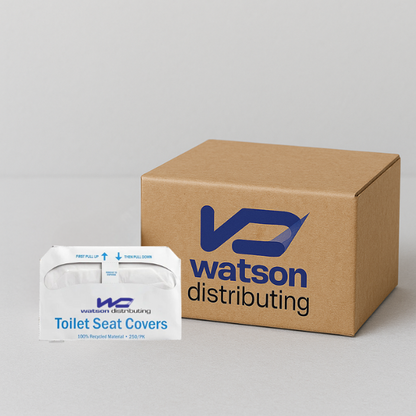 Watson Distributing White Half-Fold Toilet Seat Cover 5000/Case
