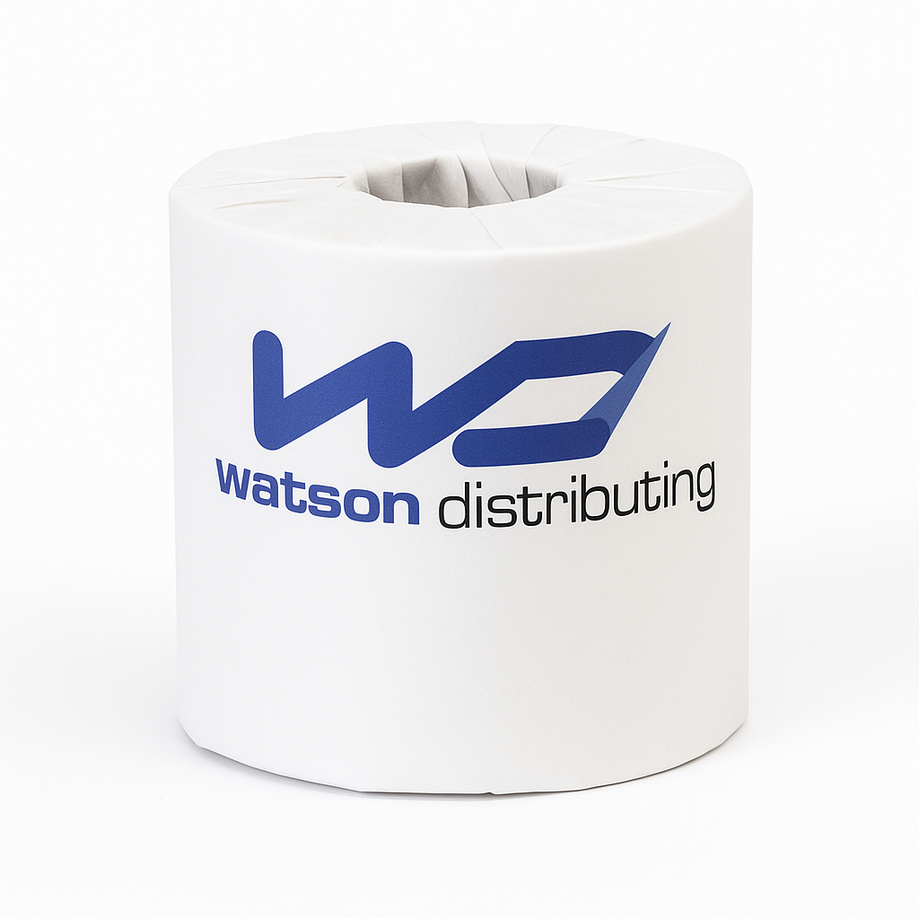 Watson Distributing Premium Individually-Wrapped 2 Ply Standard Toilet Tissue Paper - 500 Sheets/Roll - 96 Rolls/Case