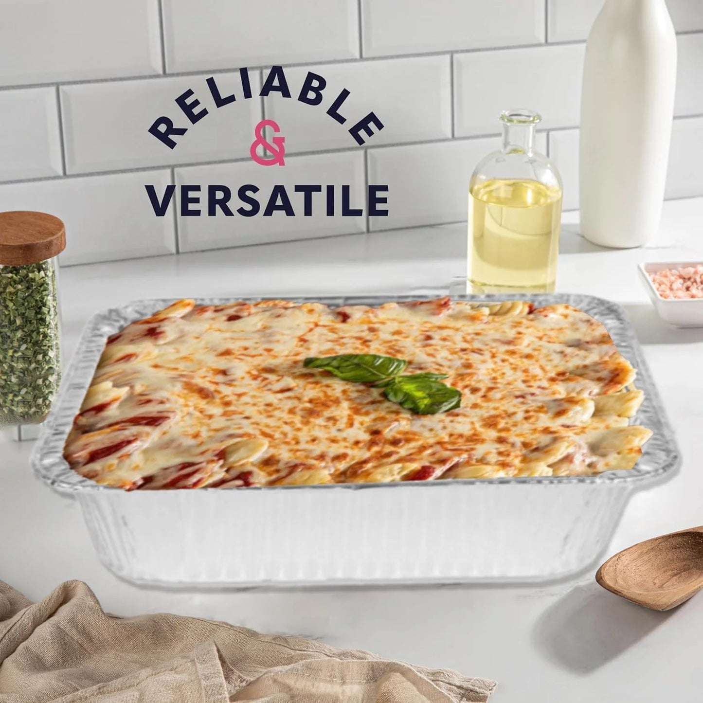 Watson Distributing Half Size Foil Steam Table Pan Deep 2-9/16" Depth 100/Case