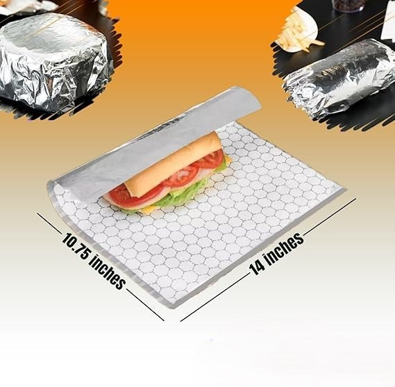 Watson Distributing 12" X 10-3/4" Food Service Interfolded Pop-Up Foil Sheets 2400/Box