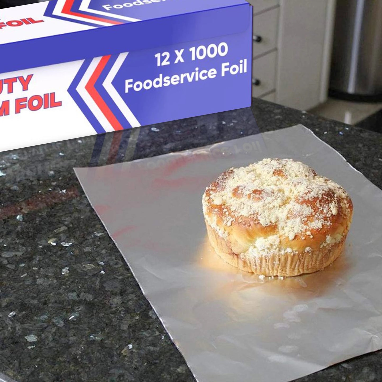 Watson Distributing 12" X 1000' Food Service Standard Aluminum Foil Roll