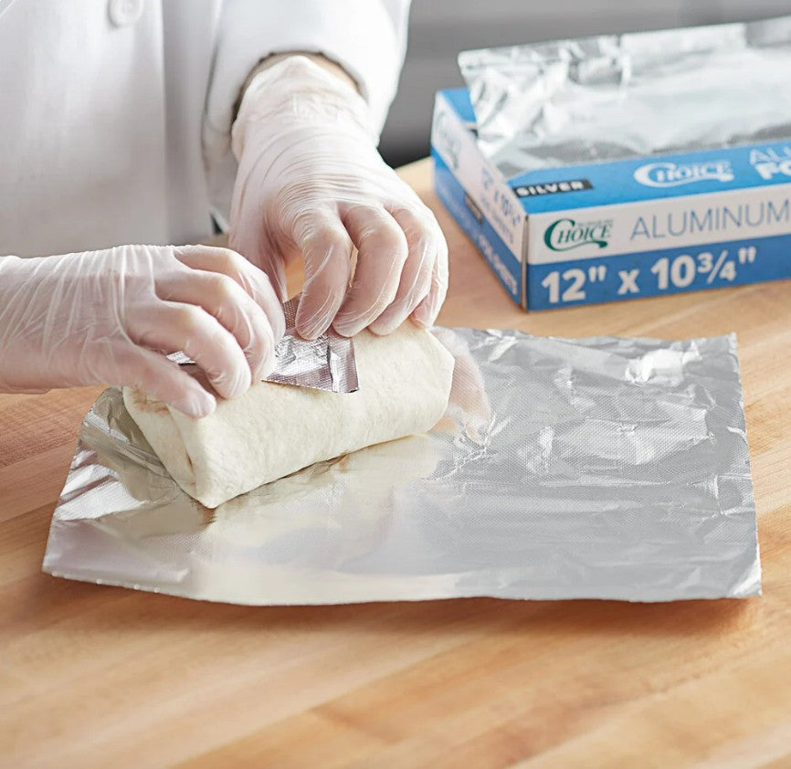 Watson Distributing 12" X 10-3/4" Food Service Interfolded Pop-Up Foil Sheets 200/Box