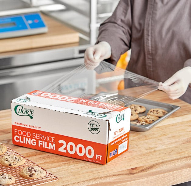 Watson Distributing 12" X 2000' Food Service Film With Serrated Cutter