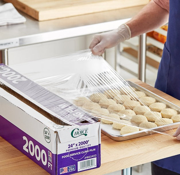 Watson Distributing 24" X 2000' Food Service Film With Serrated Cutter