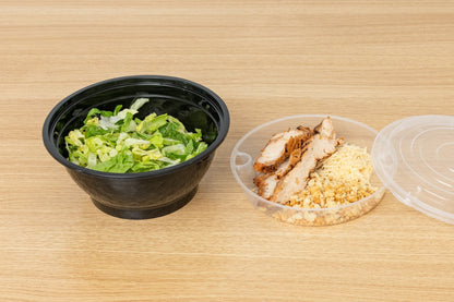 BUNDLE: 50oz Microwaveable Noodle Bowl with Insert and Lid, White, 240 Sets