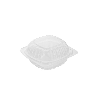 Clear Hinged PS Container, 6" x 6" 2in Tall, 400pc