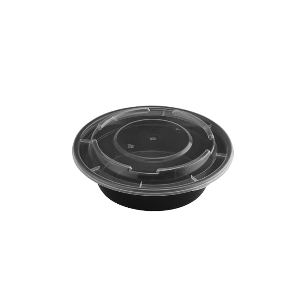 Containers with Lids, 16oz, Round, 150 Sets