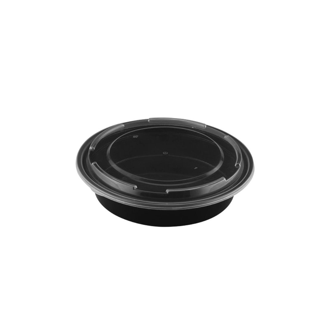 Containers with Lids, 48oz, Round, 150 Sets