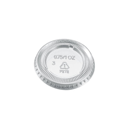 Flat Lid for Portion Cup 0.75 oz and 1 oz, 2500 pc