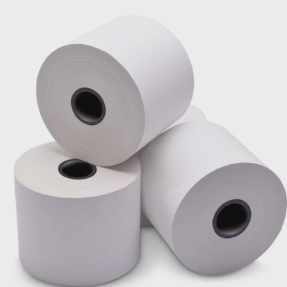 4 in x 400 ft Iconex Sticky Media Zero, 8 per Carton, 80 GSM Facestock, 127 mm OD, No Sense Mark Repeat