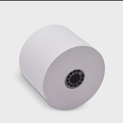 58 mm x 270 ft Iconex Sticky Media Full-Tack, 12 per Carton, 80 GSM Facestock, 100 mm OD, Sense Mark Repeat