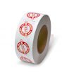 Tamper Seal Label 1.875' X 6' - 500 Labels/Roll (4 Rolls)